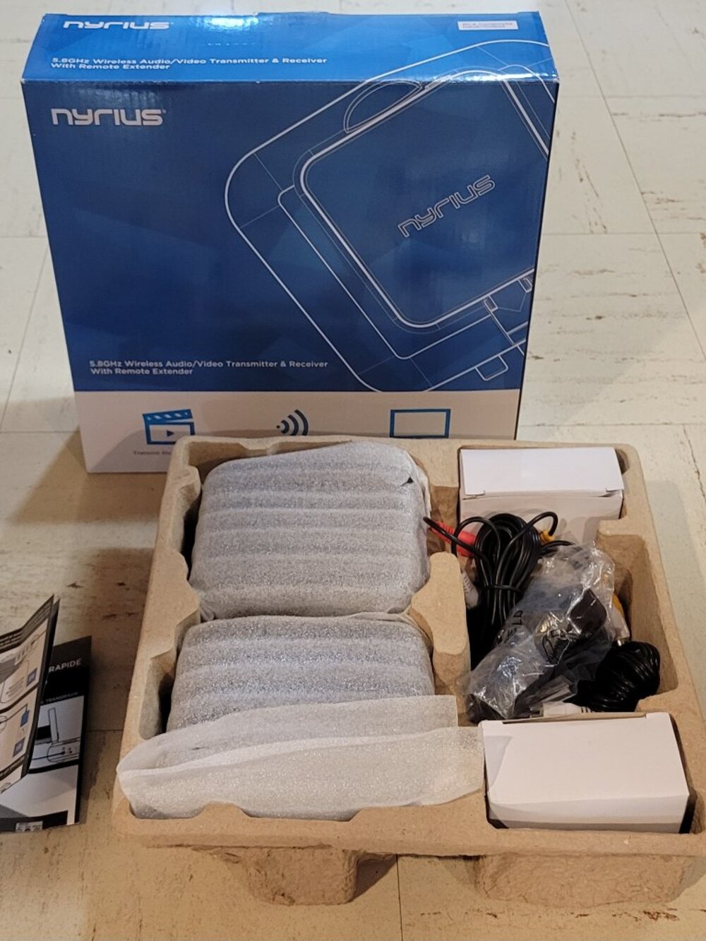 Nyrius NY-GS10 5.8GHz Wireless Video & Audio Sender Transmitter & Receiver